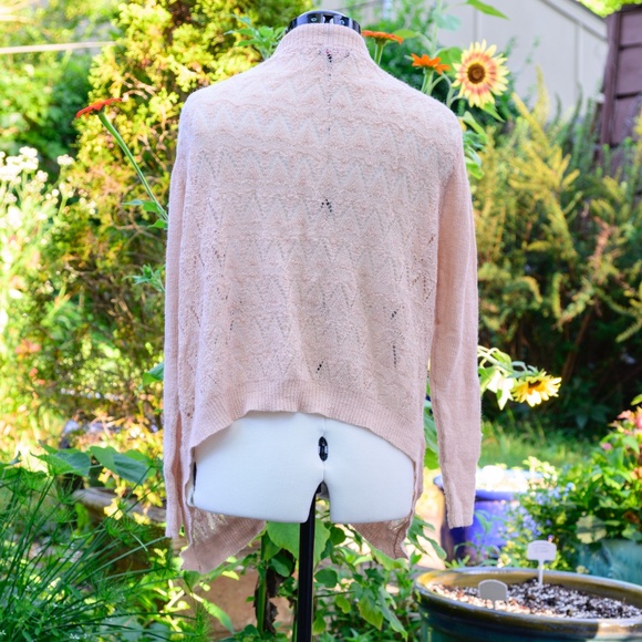 Wrap London Cozy Pink Cardigan Sweater - Picture 2 of 5